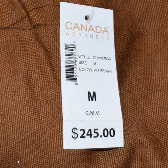 Canada Work Gear Brown Hooded Field/Barn/Chore Coat - Picture 9 of 12